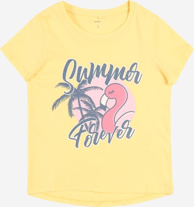 Guppy Shirt 'JUSTINA' in Light yellow / Grey / Pink, Item view