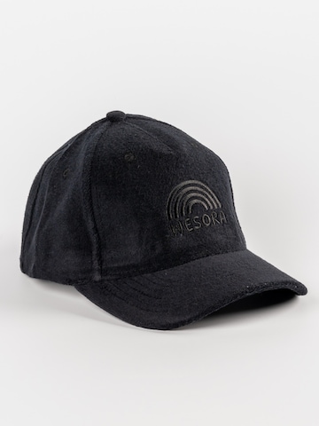 WESORA GmbH Cap 'Frottee Cap' in Black: front