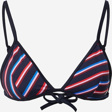 Tommy Hilfiger Underwear Koszulkowy Góra bikini w kolorze niebieski: przód