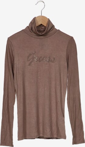 GUESS Langarmshirt S in Beige: predná strana