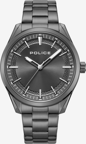 Montre à affichage analogique POLICE en gris : devant
