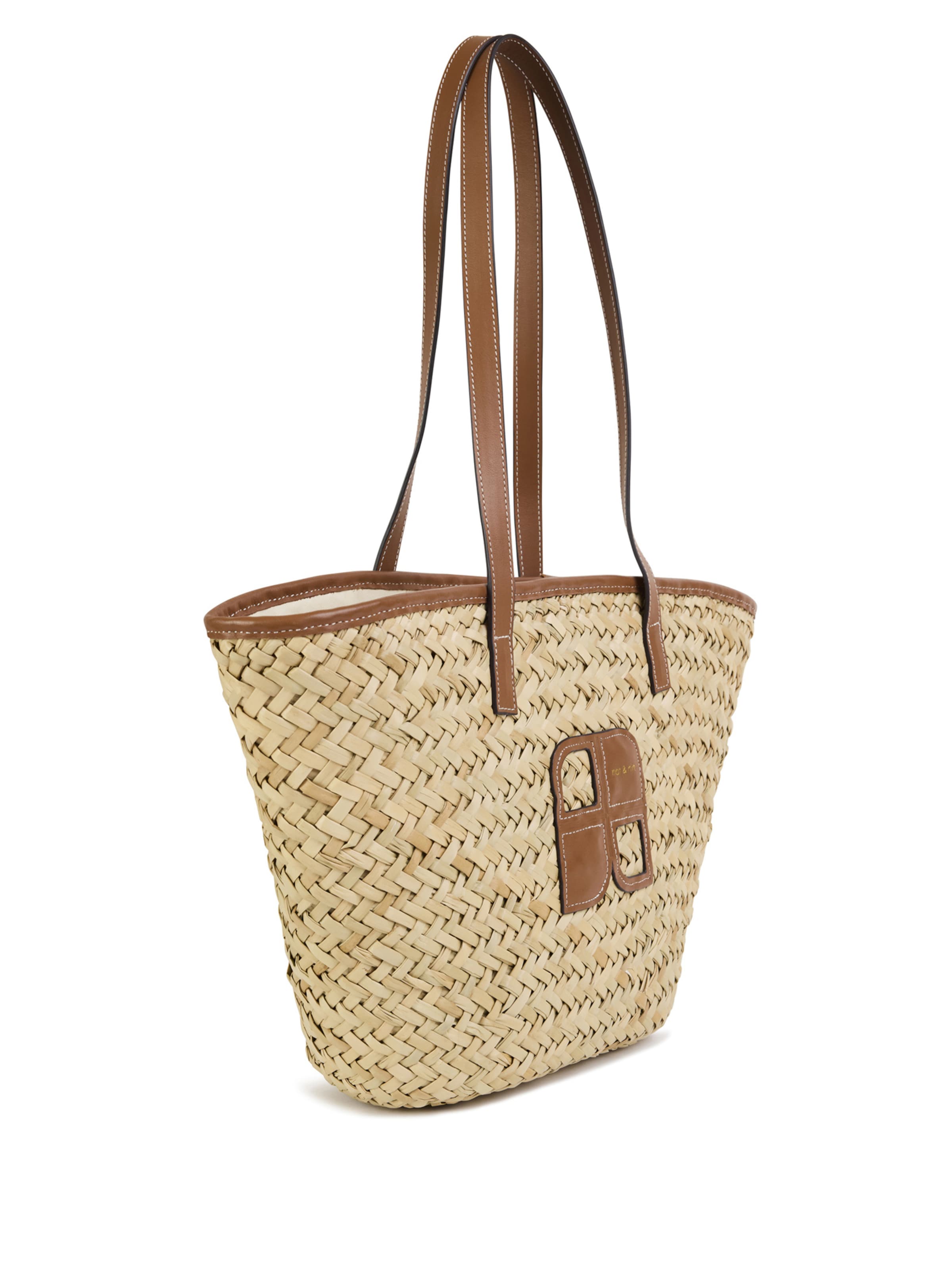 Nat&Nin Μεγάλη τσάντα ' PAPAYA ' σε μπεζ