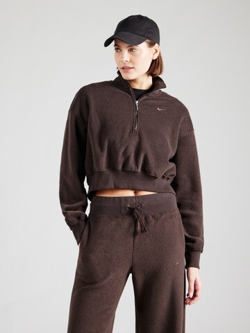 Nike Sportswear Свитшот 'PHNX' в Коричневый: спереди