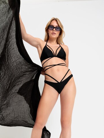 LSCN by LASCANA Bikinihose 'Gina' in Schwarz: predná strana