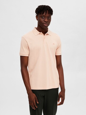 SELECTED HOMME Poloshirt 'Dante' in Pink: predná strana