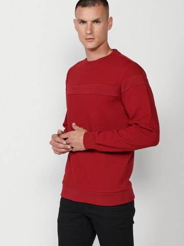 KOROSHI - Sweatshirt em vermelho