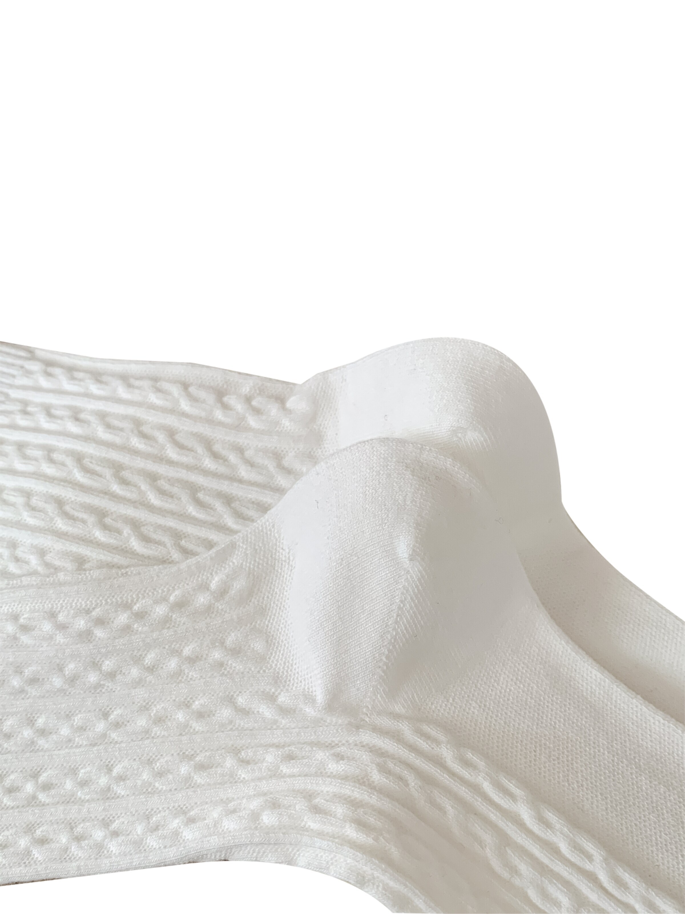 Millo Socks 'Cosy Twist' in White