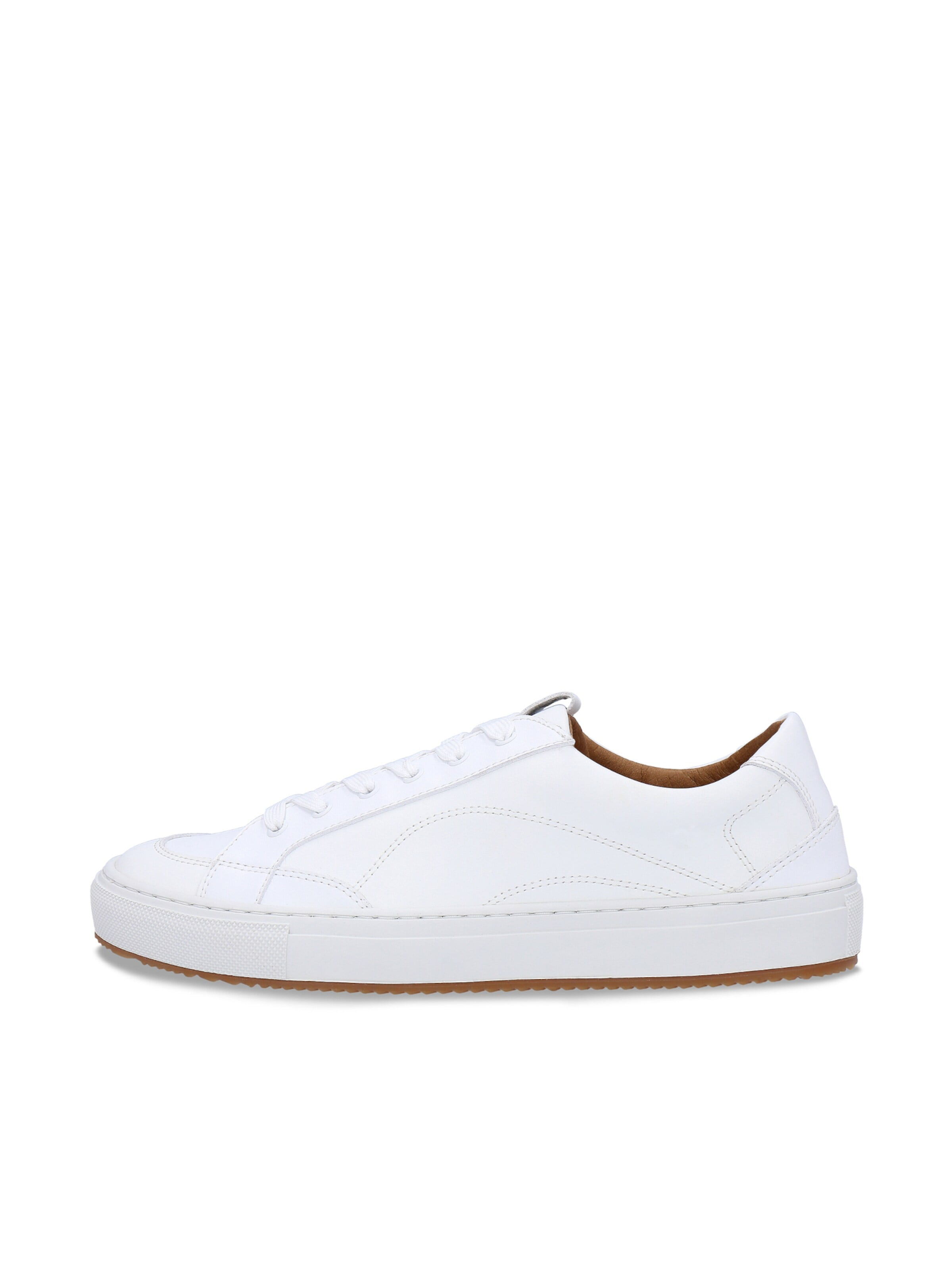 Sneaker alta 'KARIO' di nae Vegan Shoes in bianco: frontale