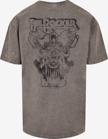 Merchcode T-Shirt 'Thin Lizzy - Logo Rocker' in Grau