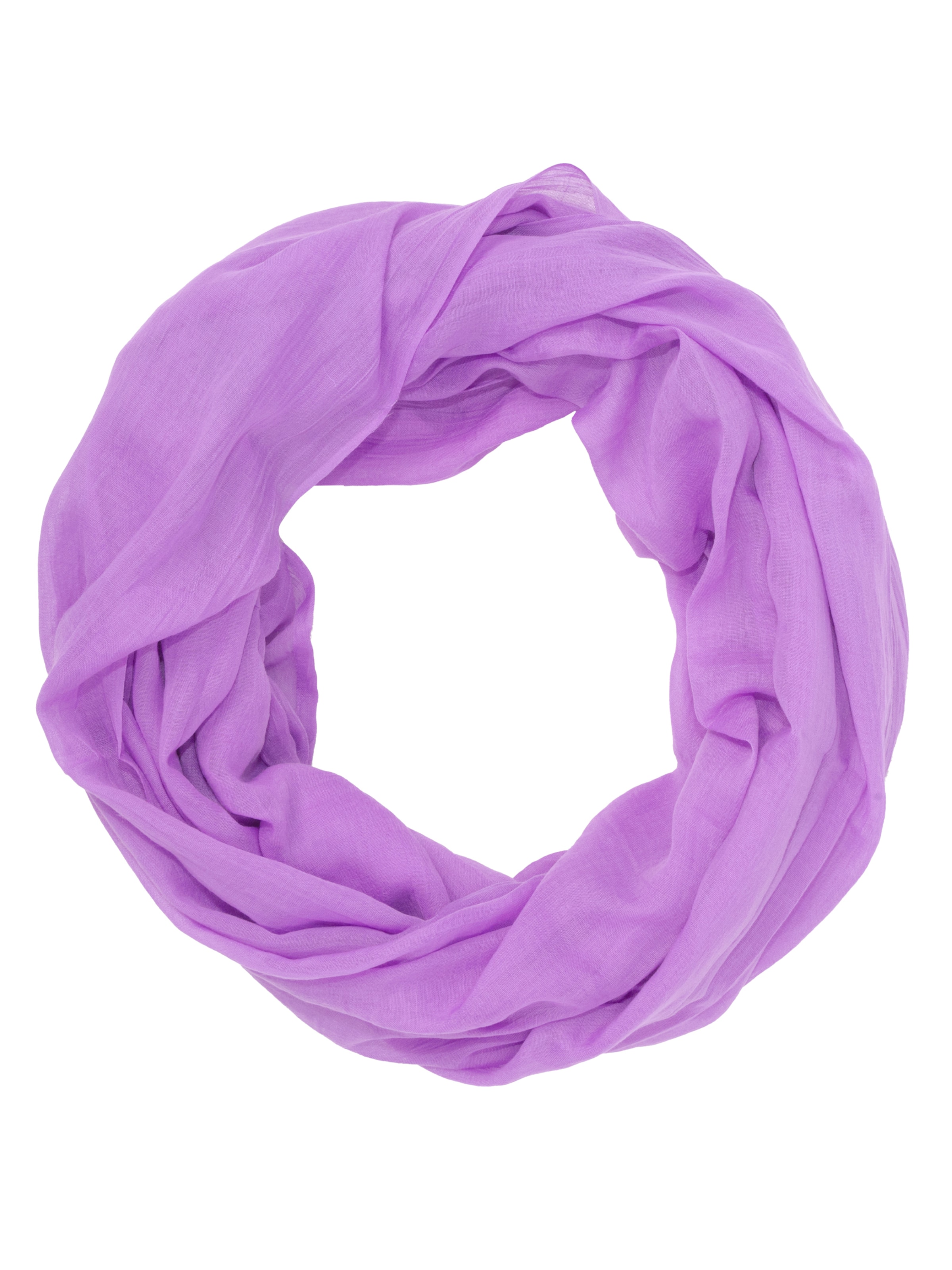 Écharpe tube 'Carina' Seasons of April en violet : devant