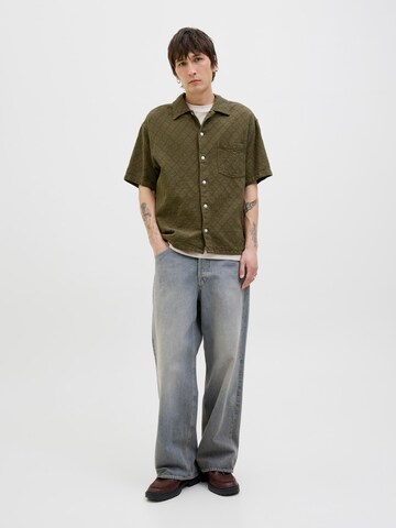 JACK & JONES Comfort fit Overhemd in Groen