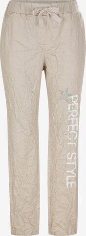 MIAMODA Skinny Leggings in Beige: front