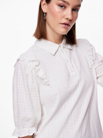 PIECES Shirt dress 'Agneta' in White
