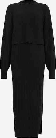 AllSaints - Vestido de malha 'MARGOT' em preto: frente