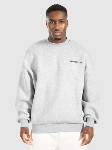 Smilodox Sweatshirt ' Liquid Brail ' in Grey