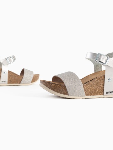 Sandalo 'Monaco' di Bayton in argento