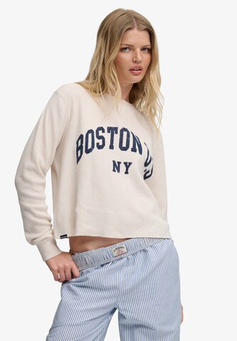 T-shirt 'Athletic Essential' Superdry & Co en beige : devant