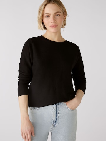 OUI - Pullover em preto: frente