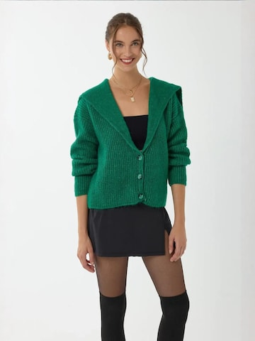 Cardigan 'Strickjacken' Hiccup en vert