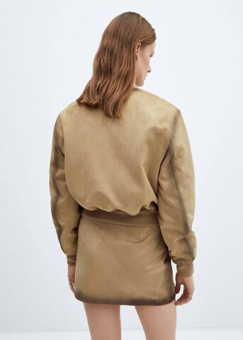 MANGO Übergangsjacke 'Hannah' in Beige