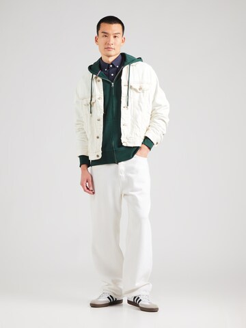 GANT Sweatvest in Groen