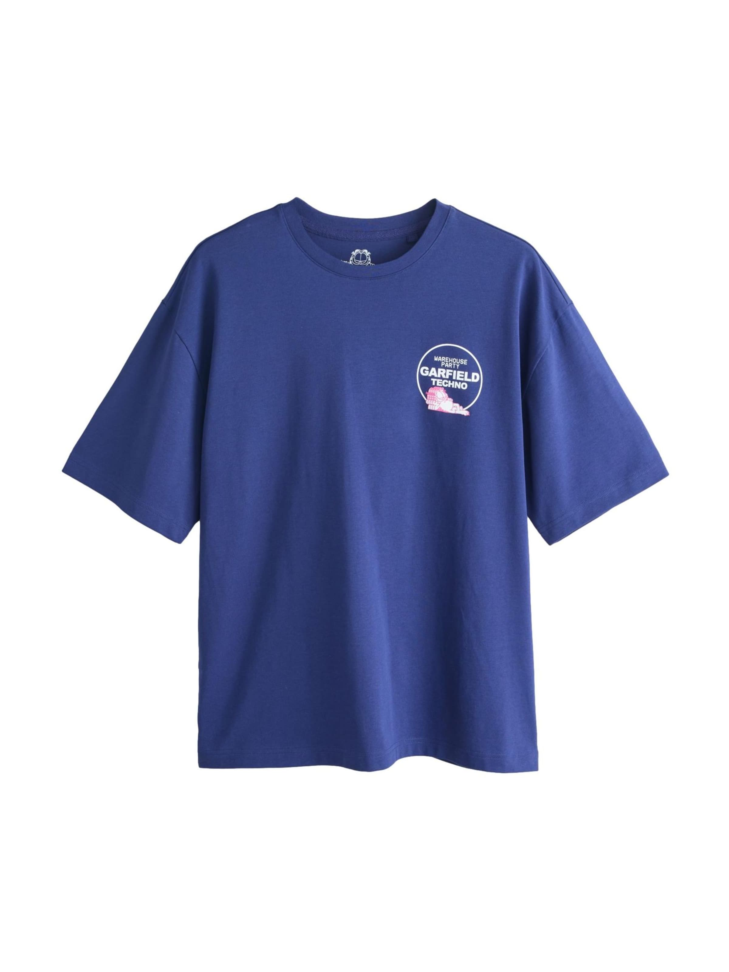 Next T-Shirt in Blau: Vorderseite