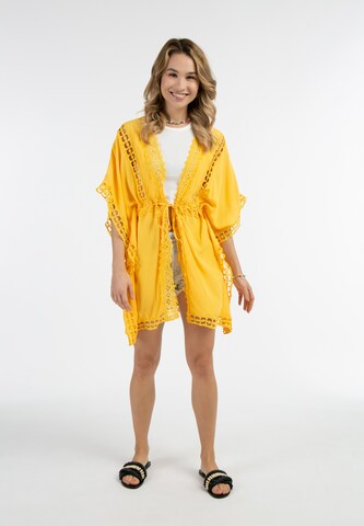 IZIA - Kimono em amarelo