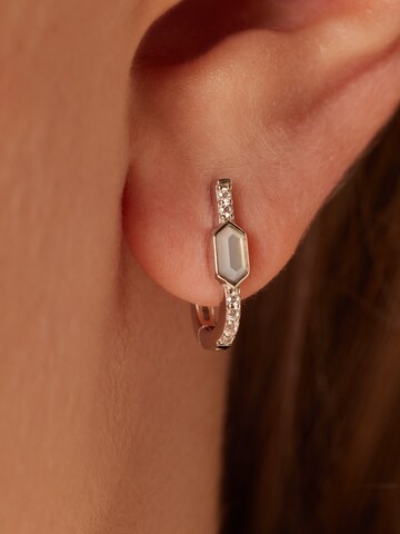 Boucles d'oreilles 'Klassisch' Lucardi en argent