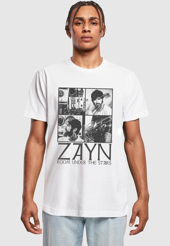 T-Shirt 'Zayn - Quad Collage' Merchcode en blanc : devant