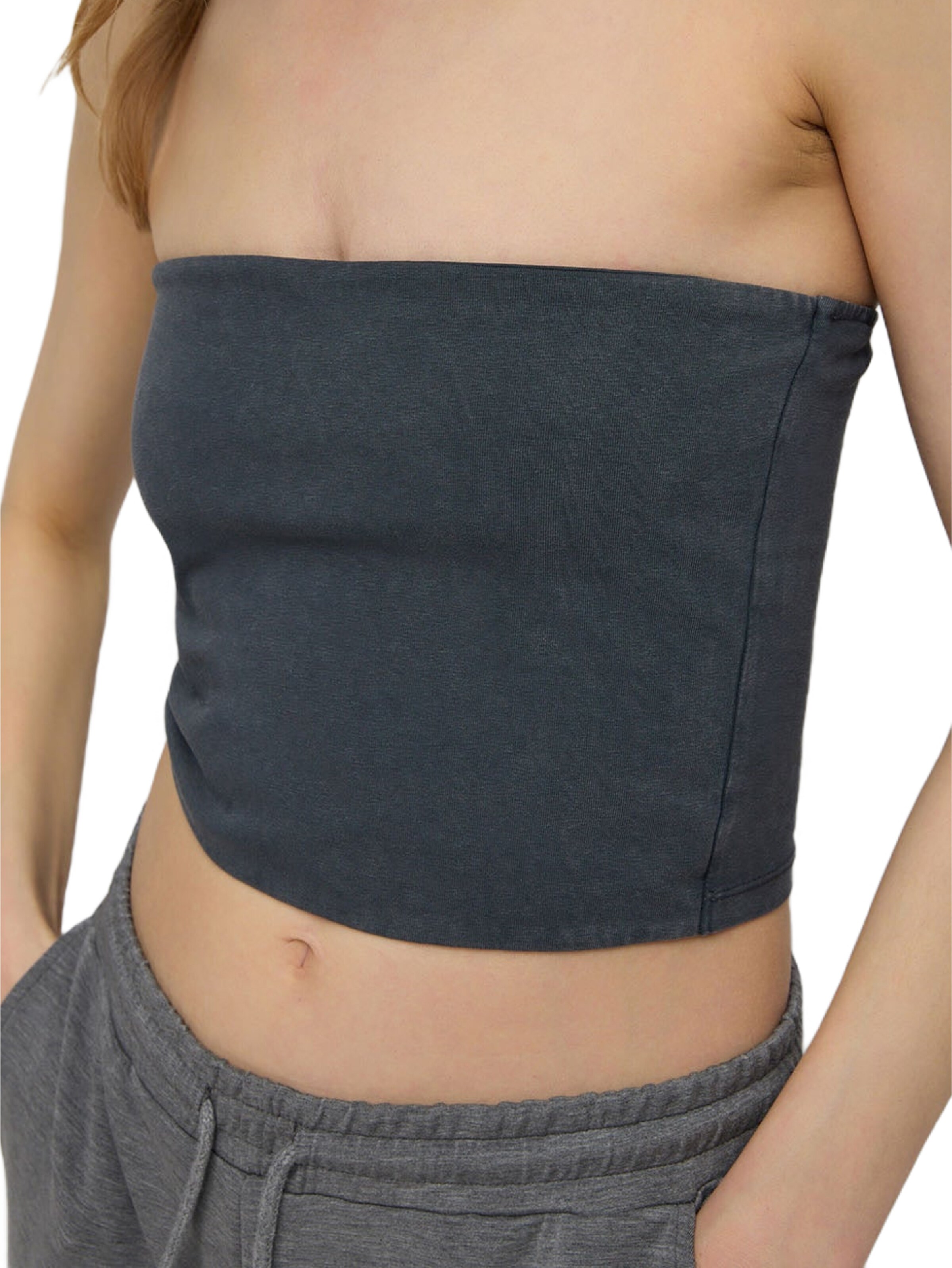 No Matter What Top in Grey