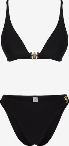 Trendyol Triangel Bikini in Schwarz: Vorderseite