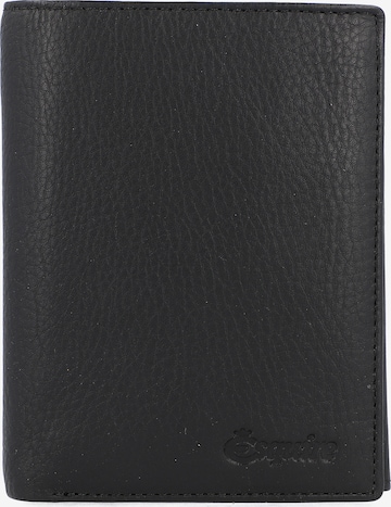 Esquire Wallet in Black: front