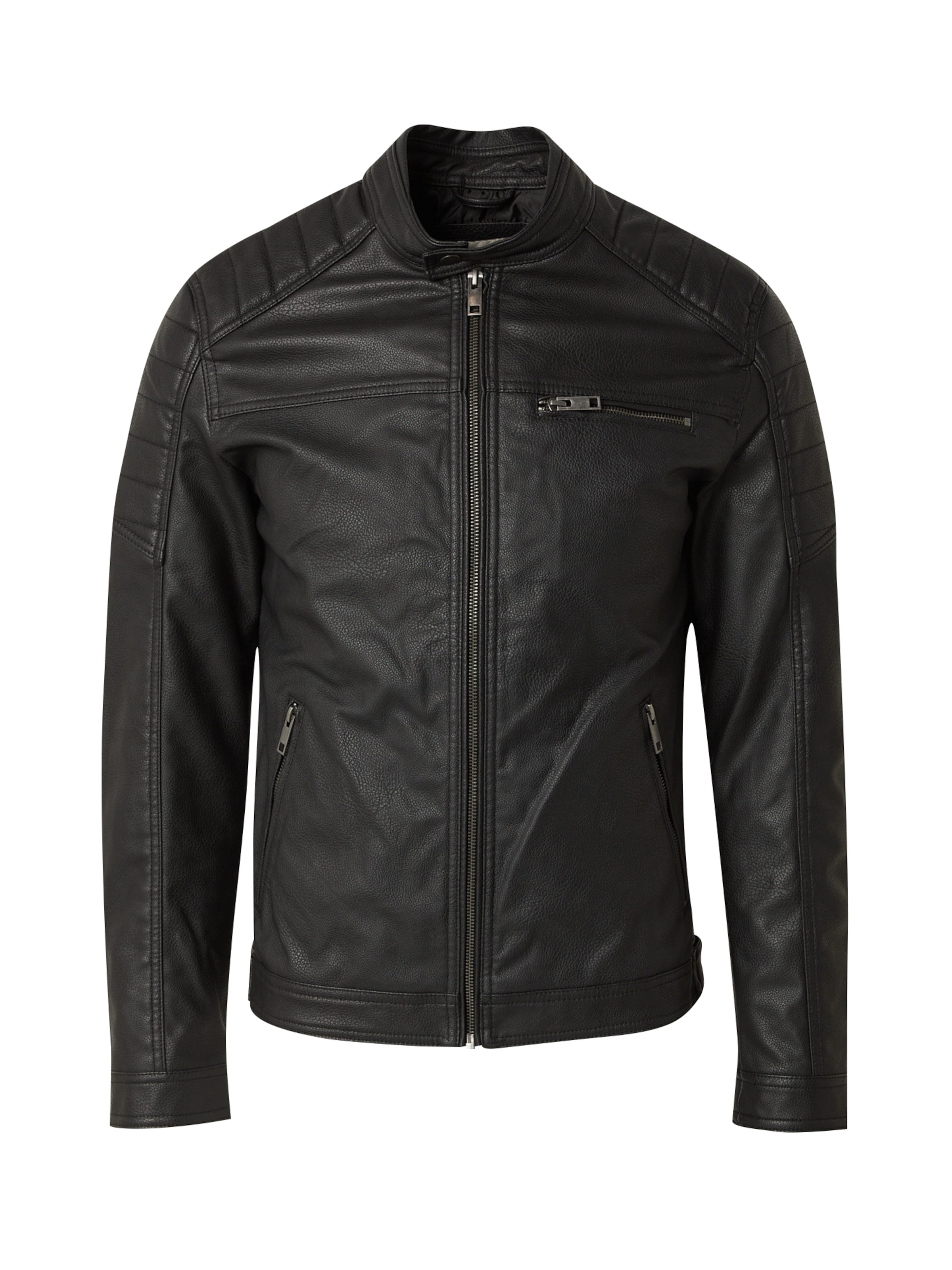 JACK & JONES Overgangsjakke 'JWHTANO' i sort: forside