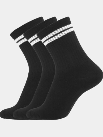 Copenhagen Bamboo Socken‌‌ in Schwarz: Vorderseite