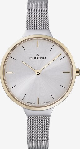 DUGENA Analog Watch in Silver: front