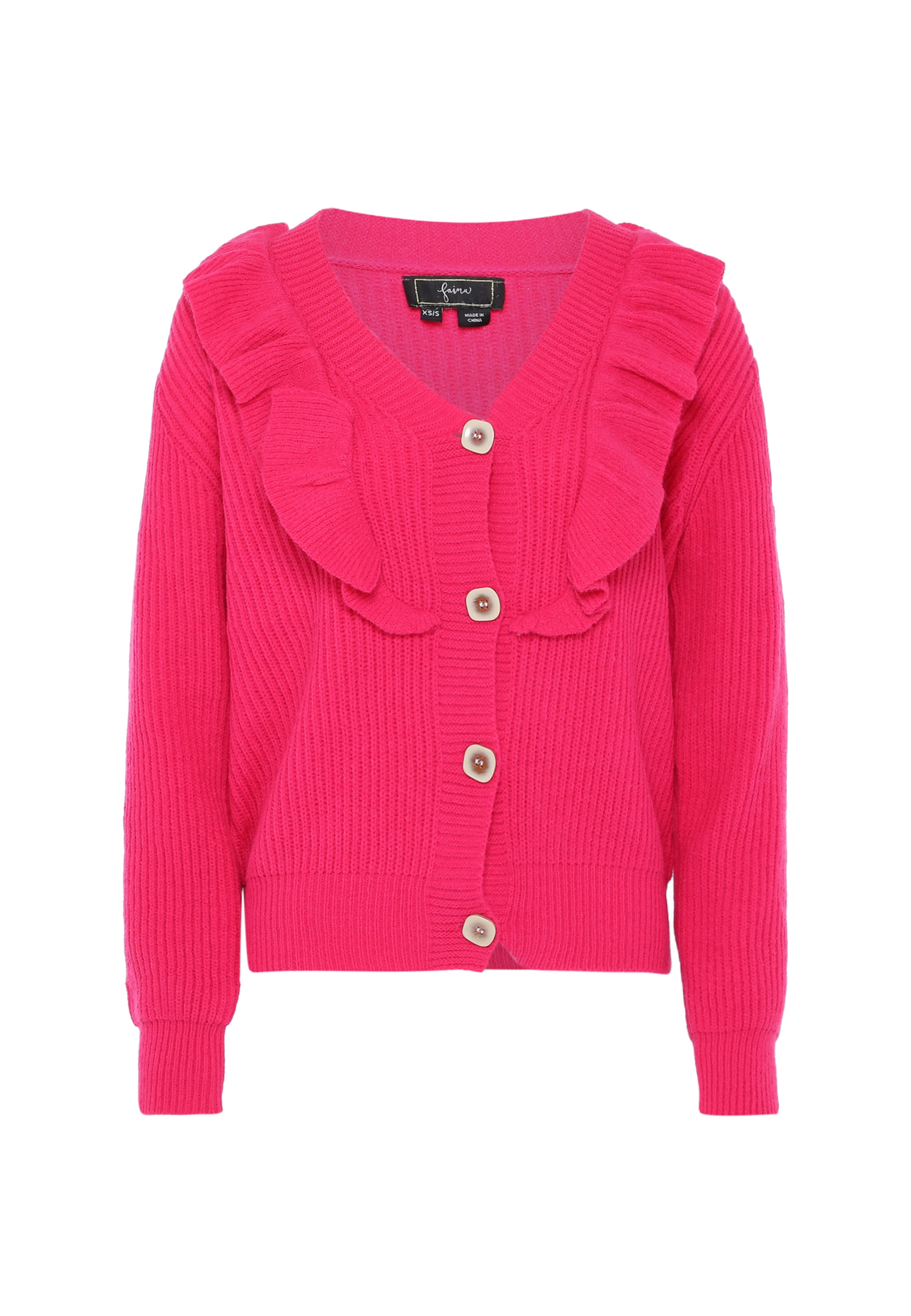 faina Cardigan i pink: forside