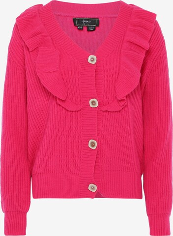 faina Knit cardigan in Pink: front