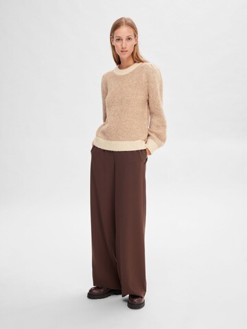 SELECTED FEMME Pullover i beige