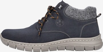 Rieker Lace-Up Boots in Blue