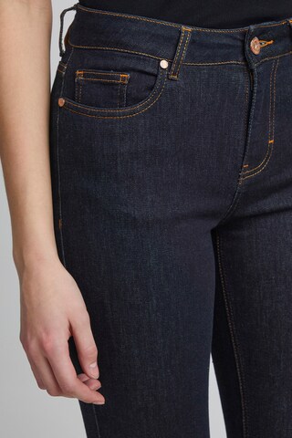 PULZ Jeans Skinny 5-Pocket-Jeans 'PZEMMA' in Blau