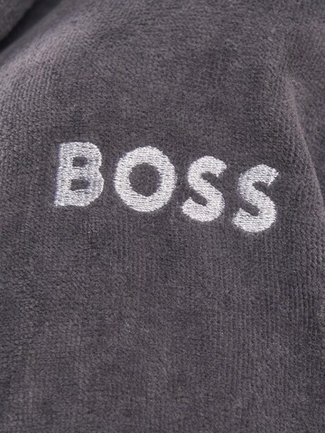 BOSS Home Long Bathrobe 'PLAIN' in Grey