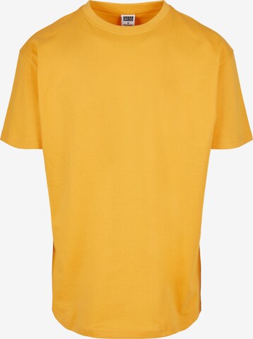 T-Shirt Urban Classics en jaune : devant