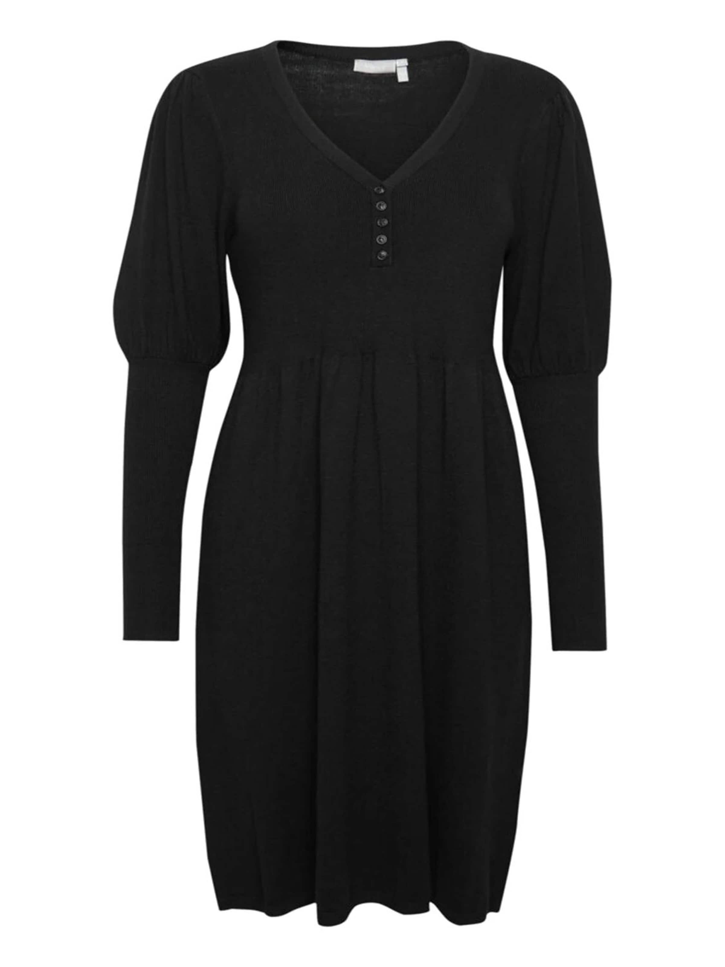 Fransa Gebreide jurk 'Fransa Fine Knitted Dress FRBINE DR1' in Zwart: voorkant