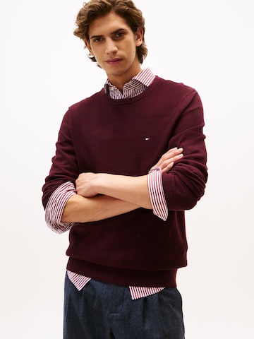 TOMMY HILFIGER Trui 'ESSENTIAL' in Rood: voorkant