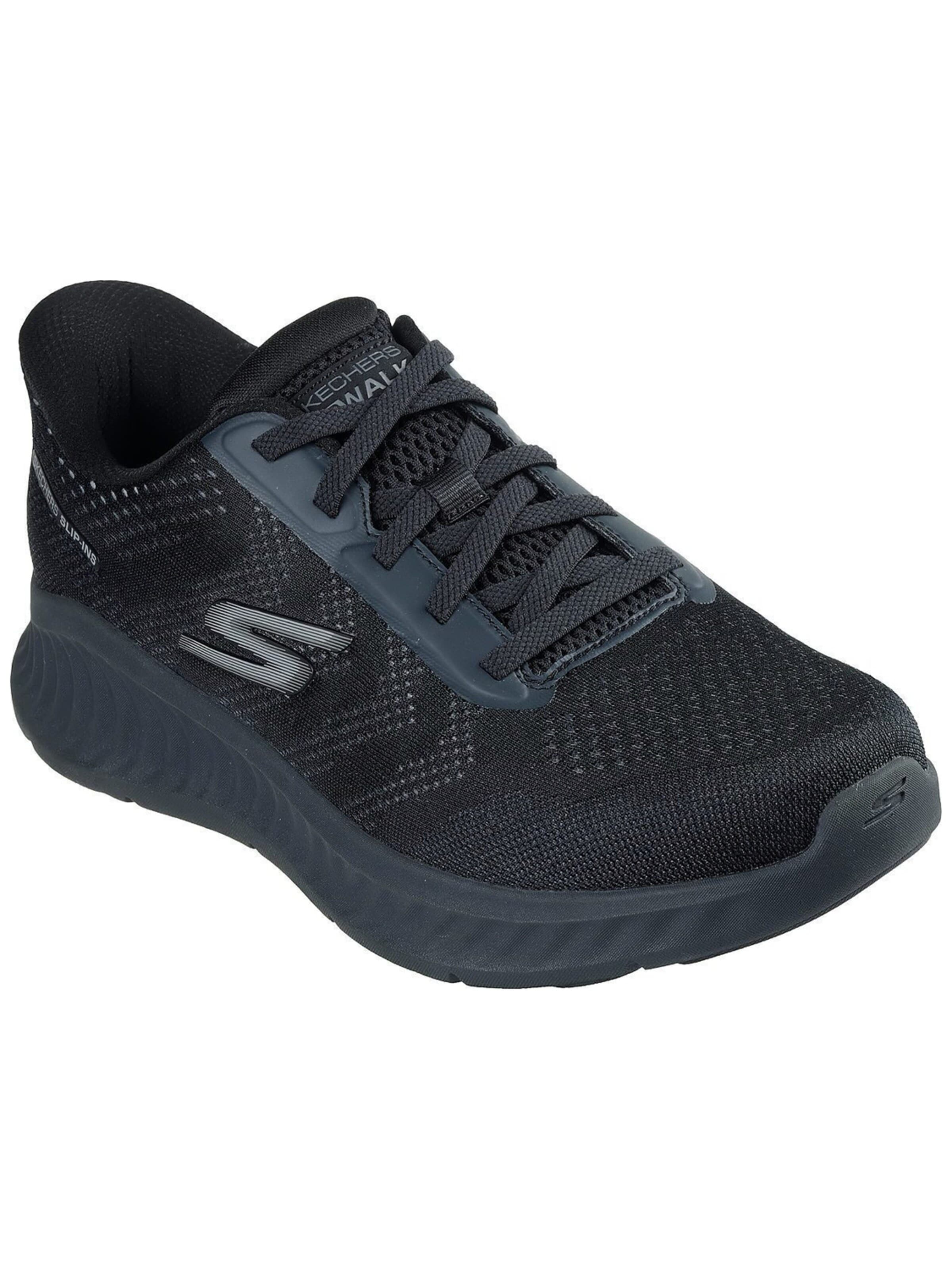Pantoufle SKECHERS en noir : devant