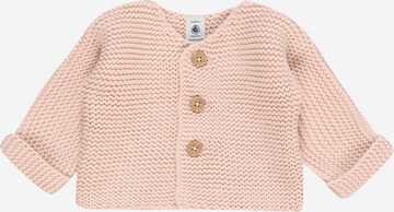 PETIT BATEAU Knit cardigan in Pink: front
