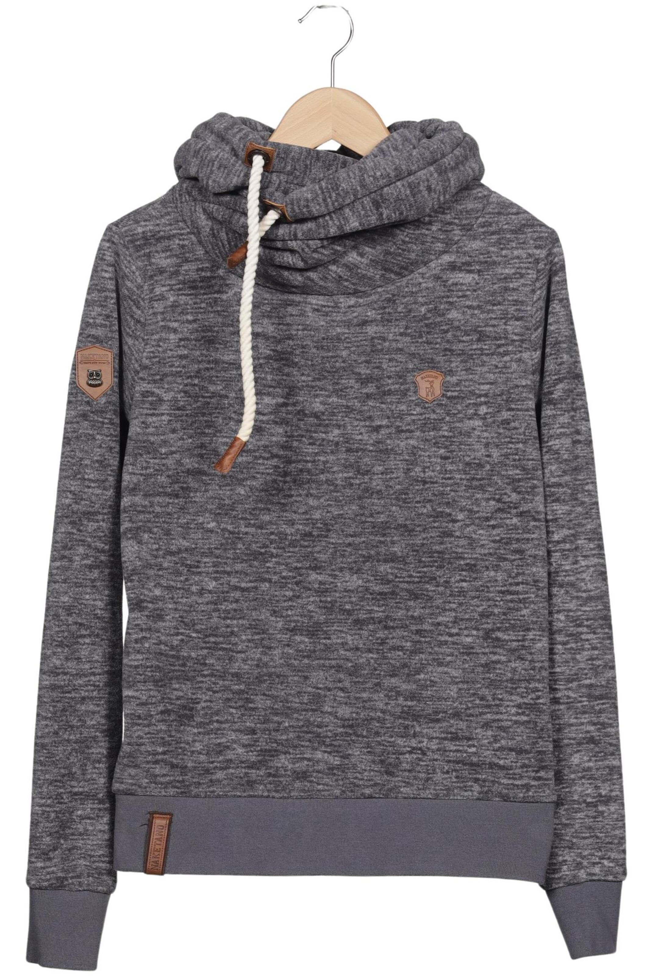 naketano Sweatshirt & Zip-Up Hoodie in L in Grey: front