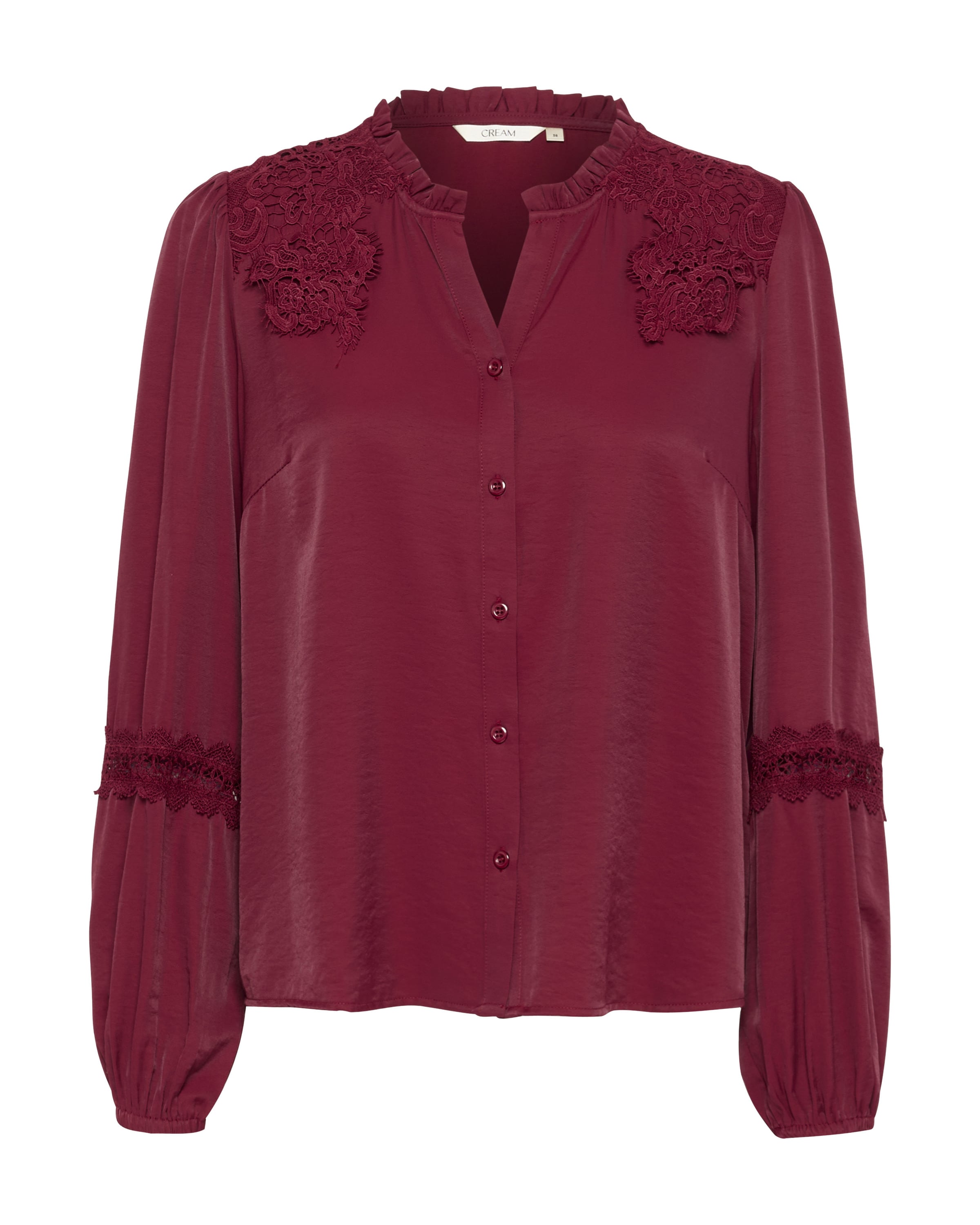 Camicia da donna 'CR Luna' di Cream in rosso: frontale