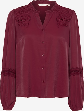 Cream Blouse 'CR Luna' in Rood: voorkant