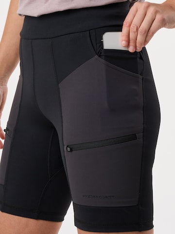 Skinny Pantalon outdoor 'Trondheim' SWEDEMOUNT en noir